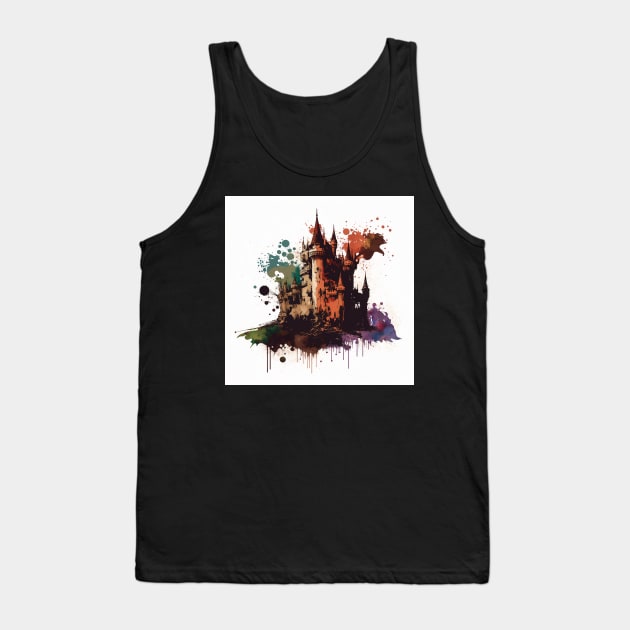 Camelot Ink Splash Tank Top by Abili-Tees